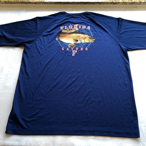 Columbia PFG Florida Gators Dri-Fit Navy Blue Shir Men’s Size XL Omni-Shade Tee - Picture 14 of 15